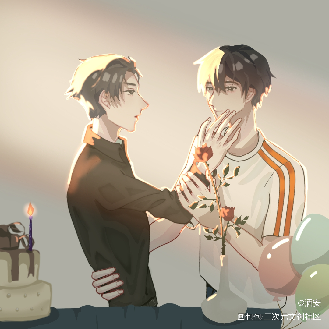 _你却爱着一个傻逼188男团李简李玉简隋英同人绘画作品