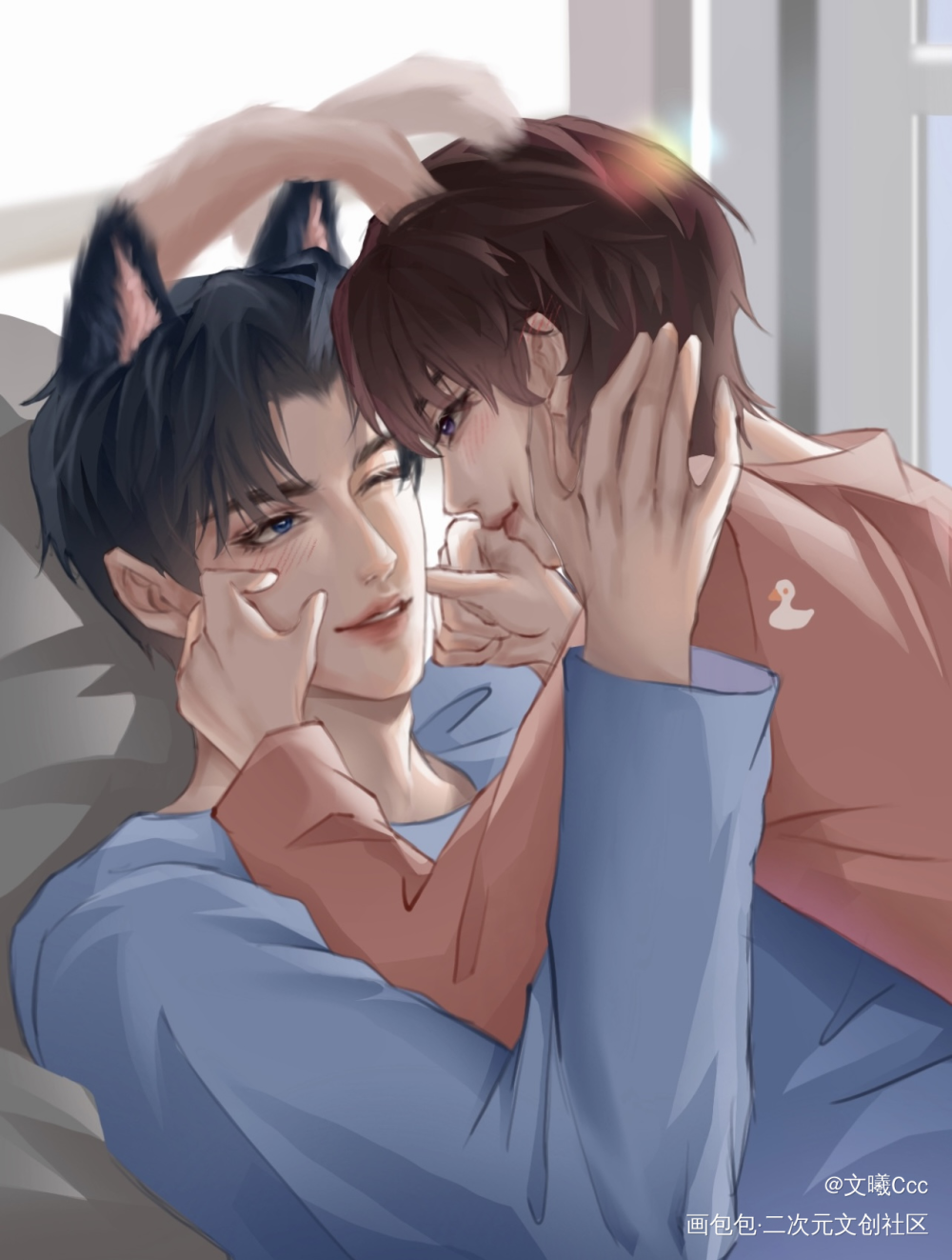 贴🥰_娘娘腔188男团群秀李程秀邵群绘画作品