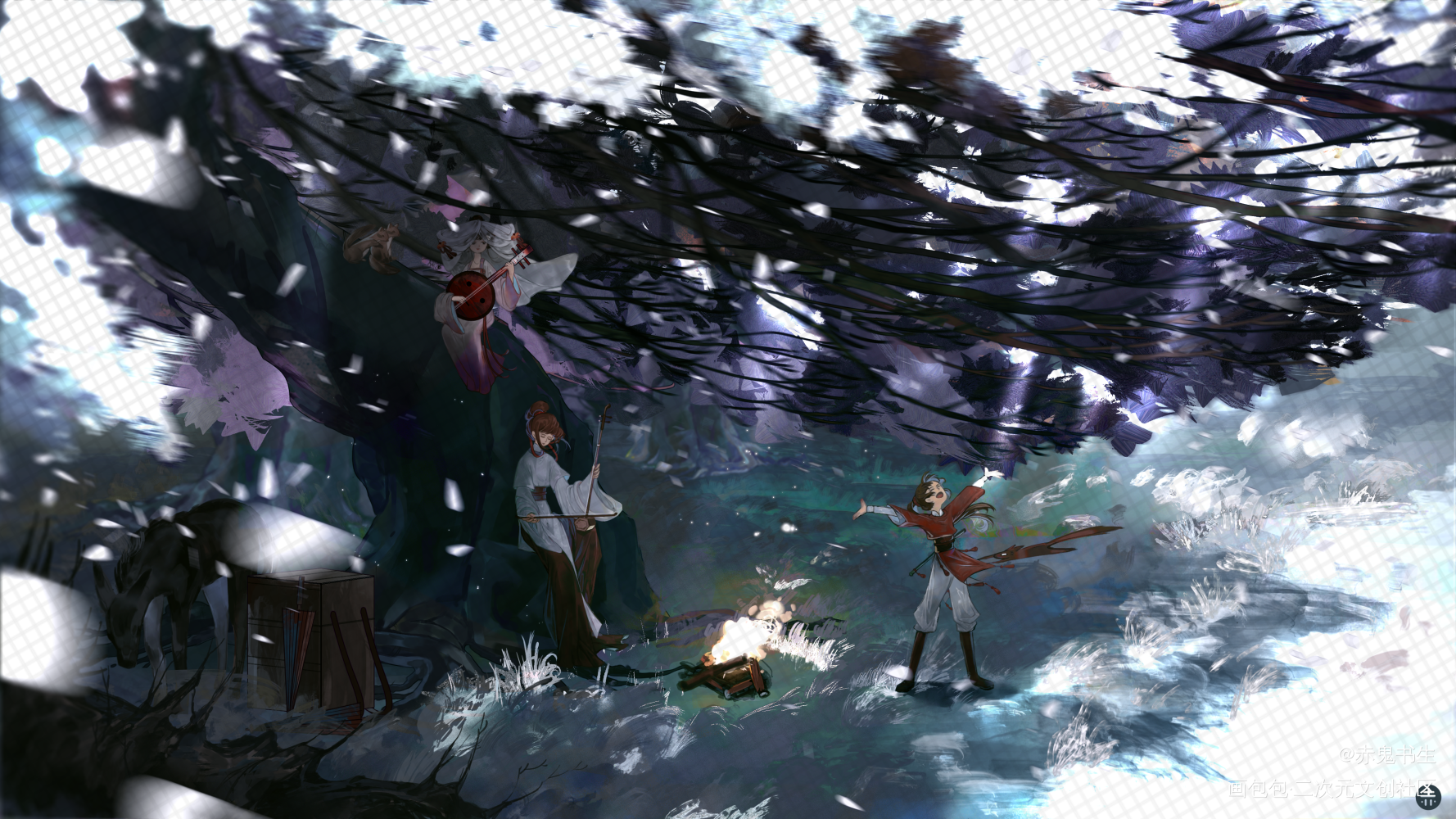 秋_绘画练习绘画绘画作品