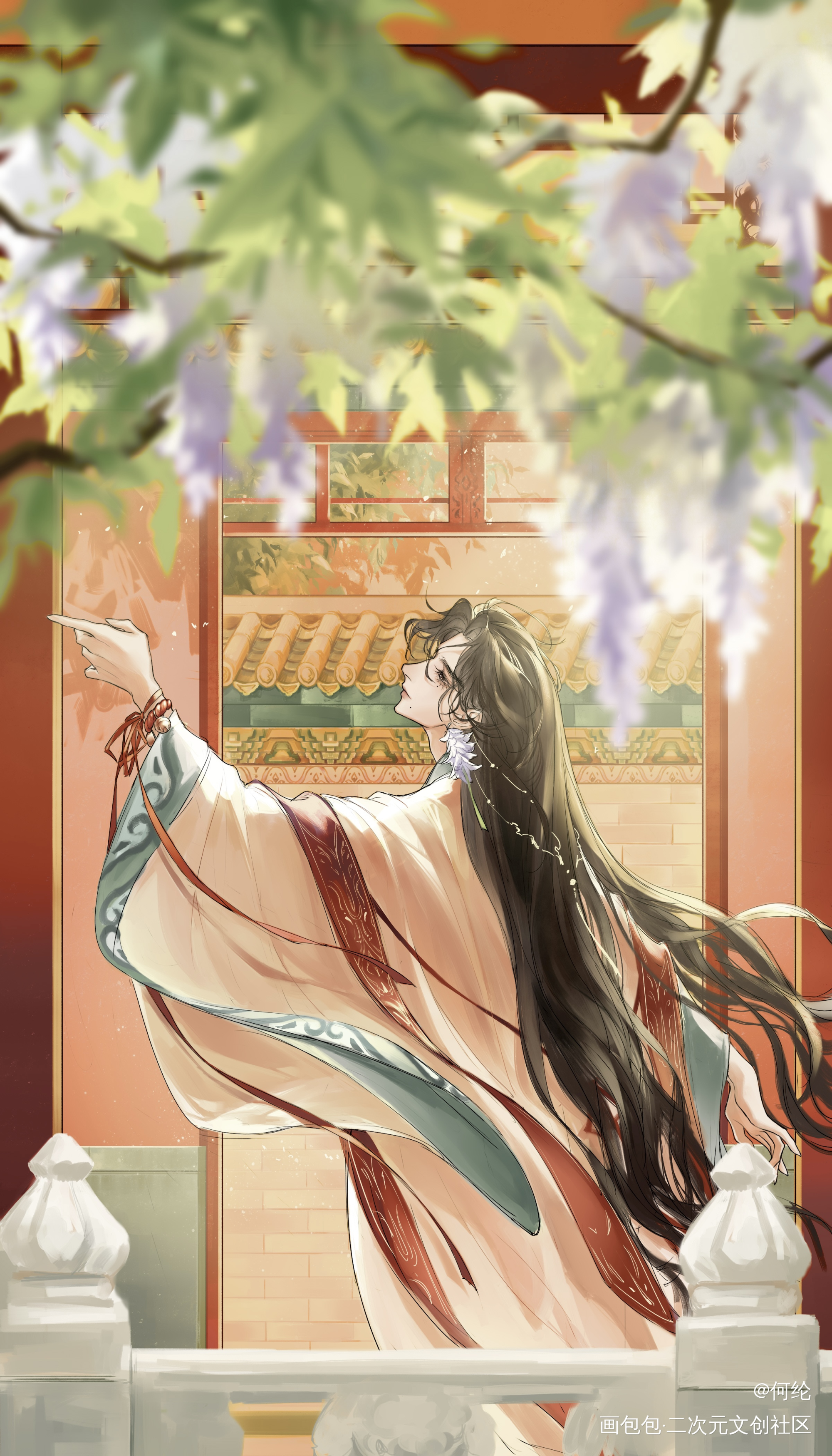 好久没发啦_古风原创oc绘画作品