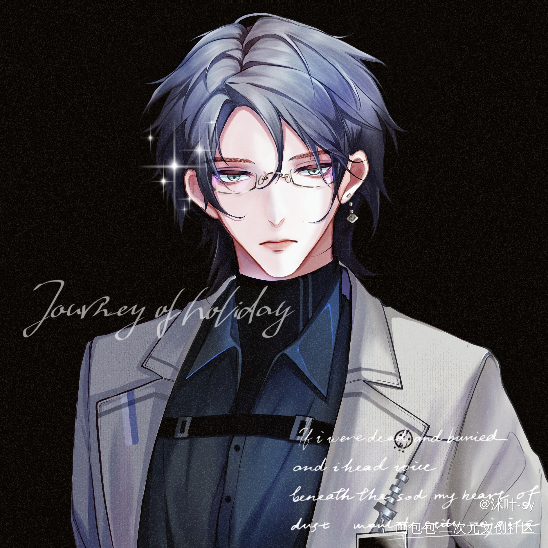 【无期迷途】美丽男局_板绘涂手绘同人无期迷途绘画绘画作品