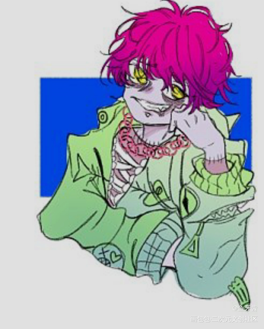 _指绘摸鱼自设绘画作品