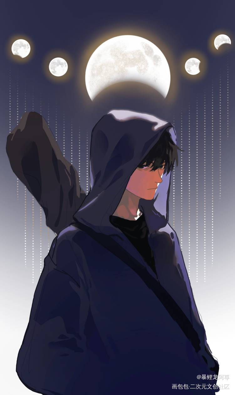 _盗墓笔记张起灵绘画作品
