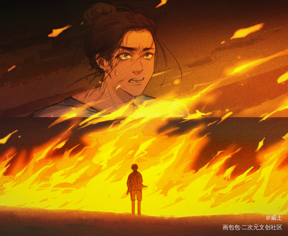 画画我流cp名场面_一人之下也青诸葛青王也板绘涂绘画绘画作品