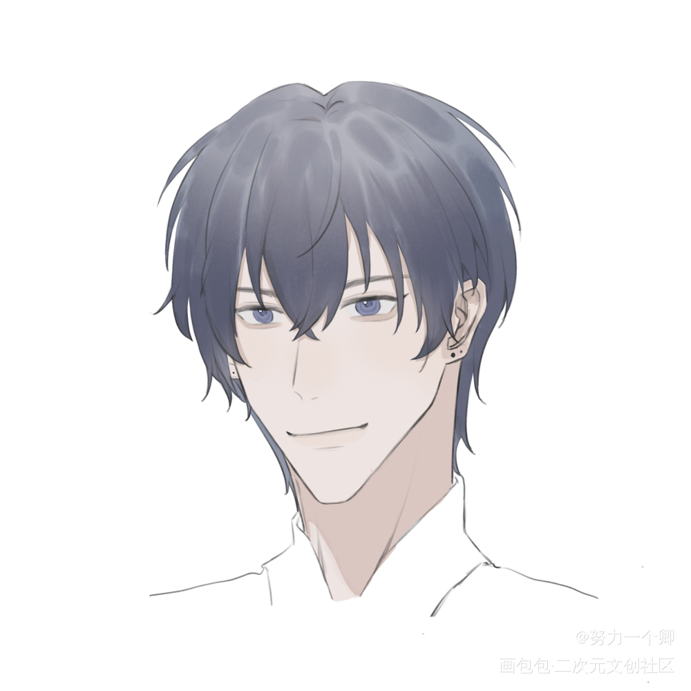 不说能看出来是谁吗_黑白简笔绘画作品