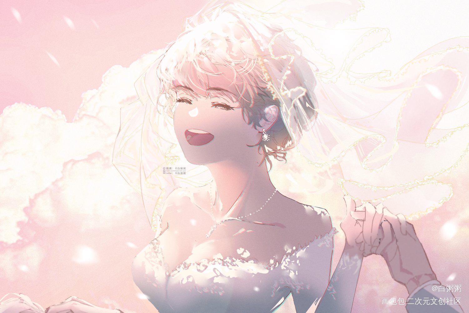结婚啦_光与夜之恋陆沉绘画作品