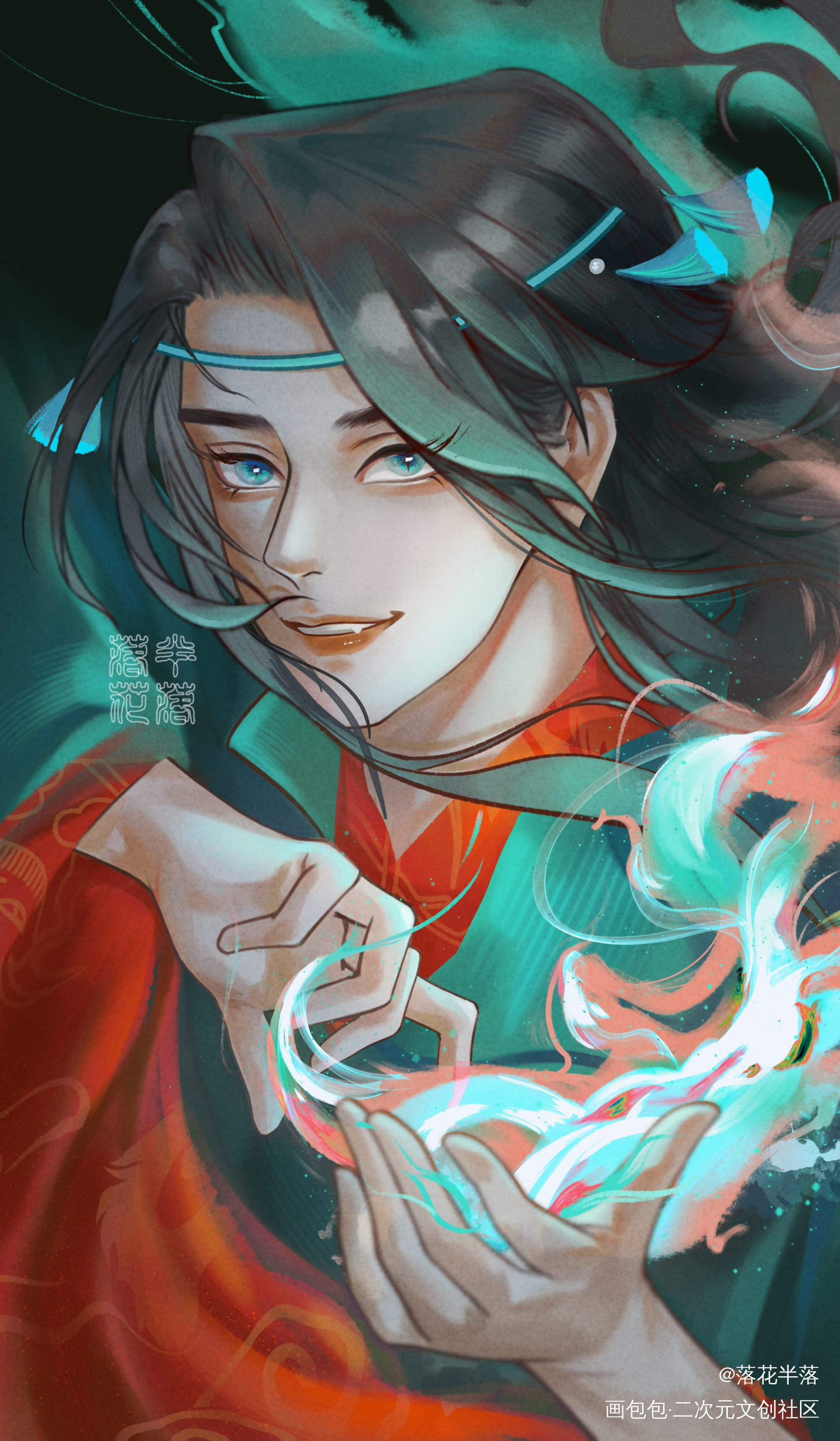 天官赐福_天官赐福戚容绘画作品