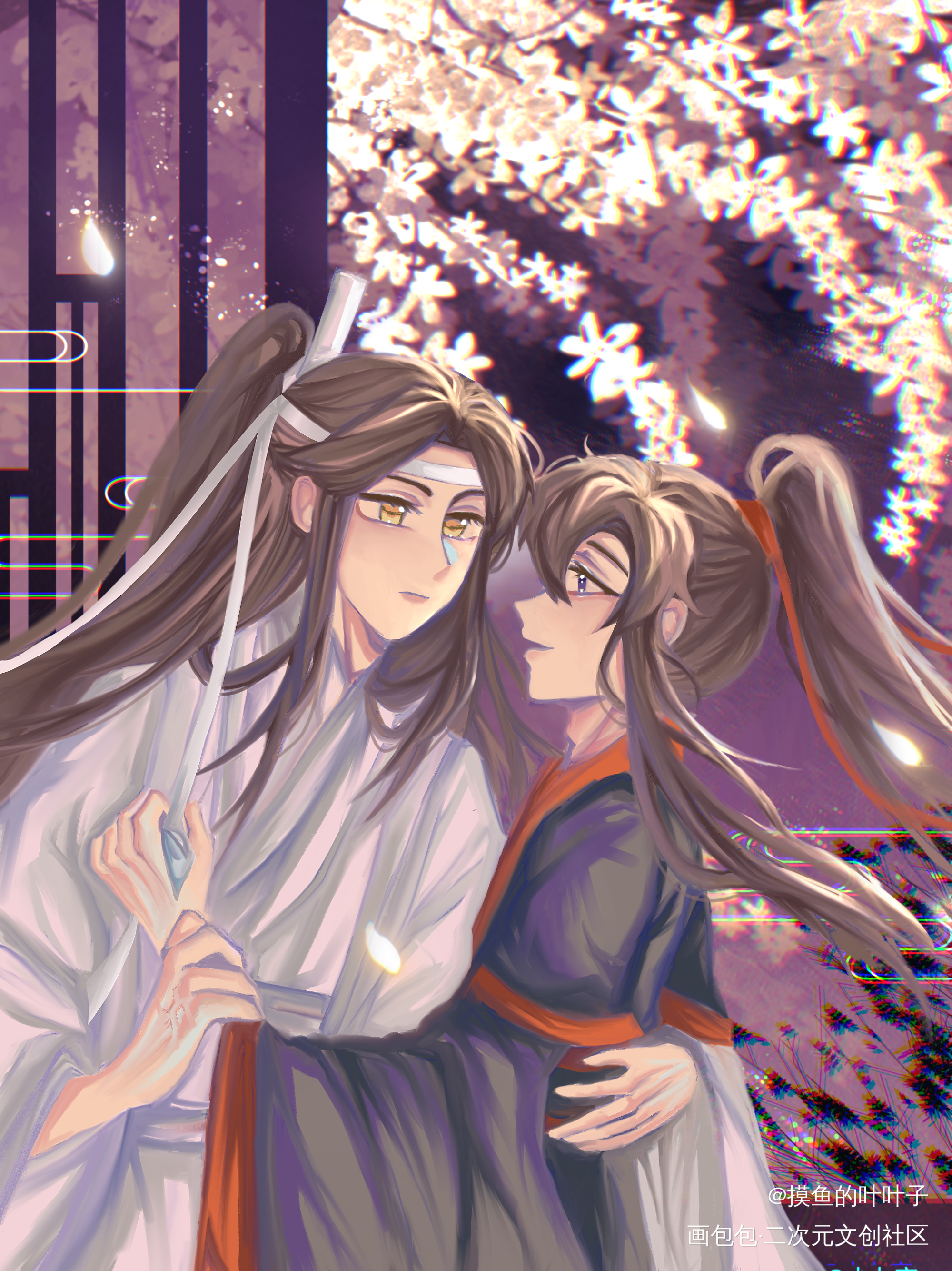 _魔道祖师忘羡绘画作品