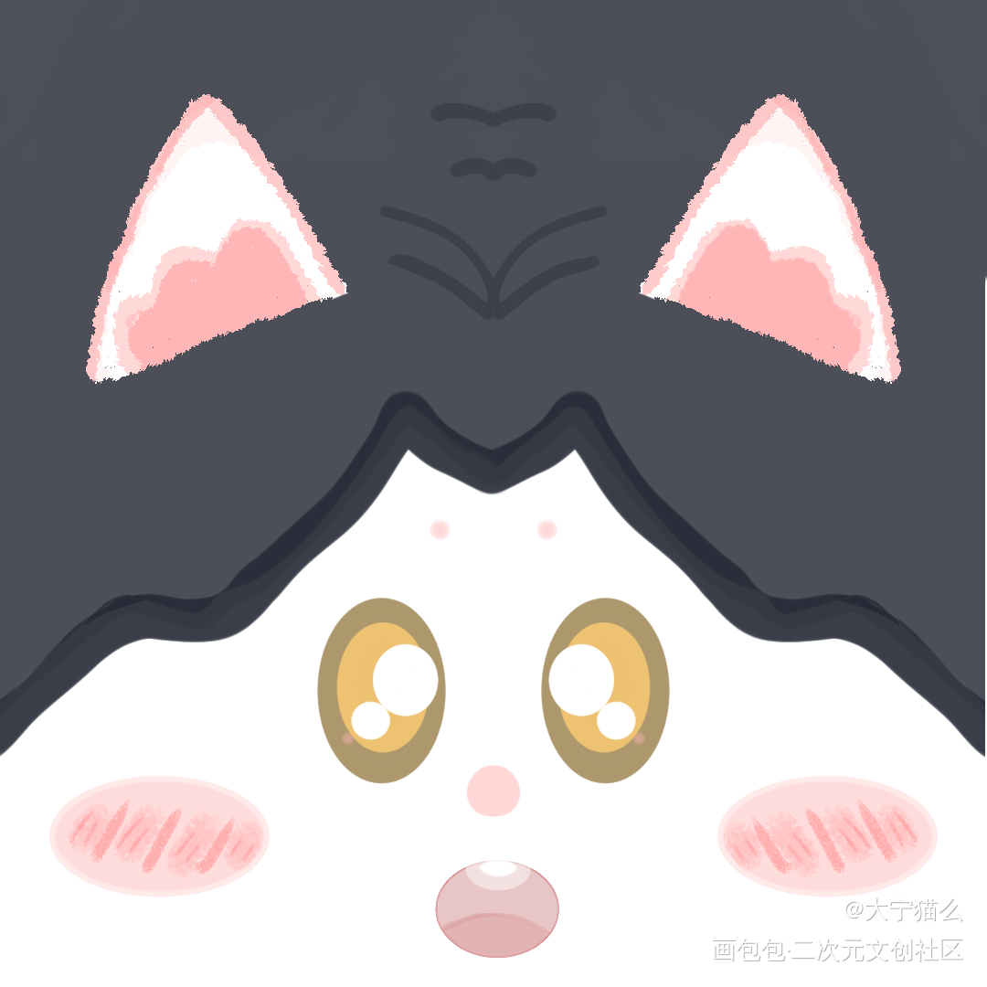 _二哈和他的白猫师尊摸鱼页绘画作品
