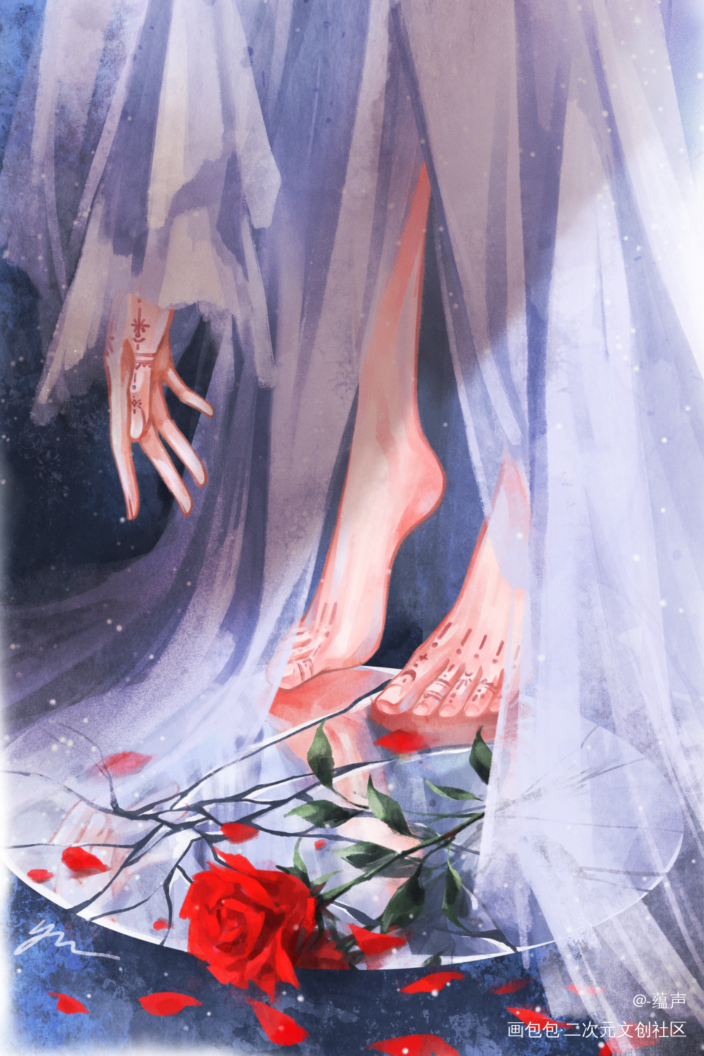 大都好物不坚牢_光不度原创oc绘画作品