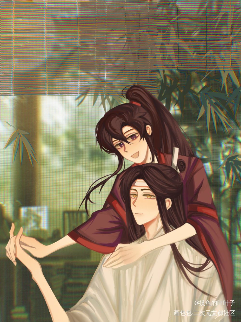 ∠( ᐛ 」∠)__魔道祖师忘羡绘画作品