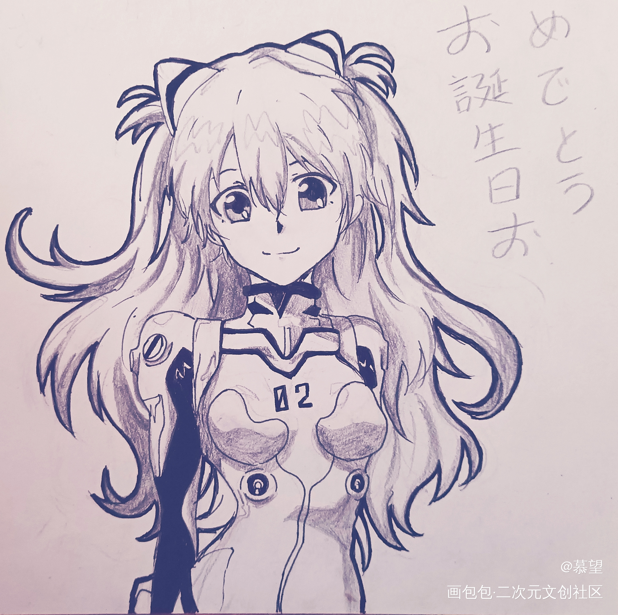 明日香_明日香铅笔手绘临摹绘画作品