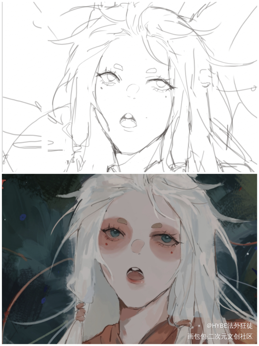 尝试失败了（）有参考_绘画练习原创绘画作品
