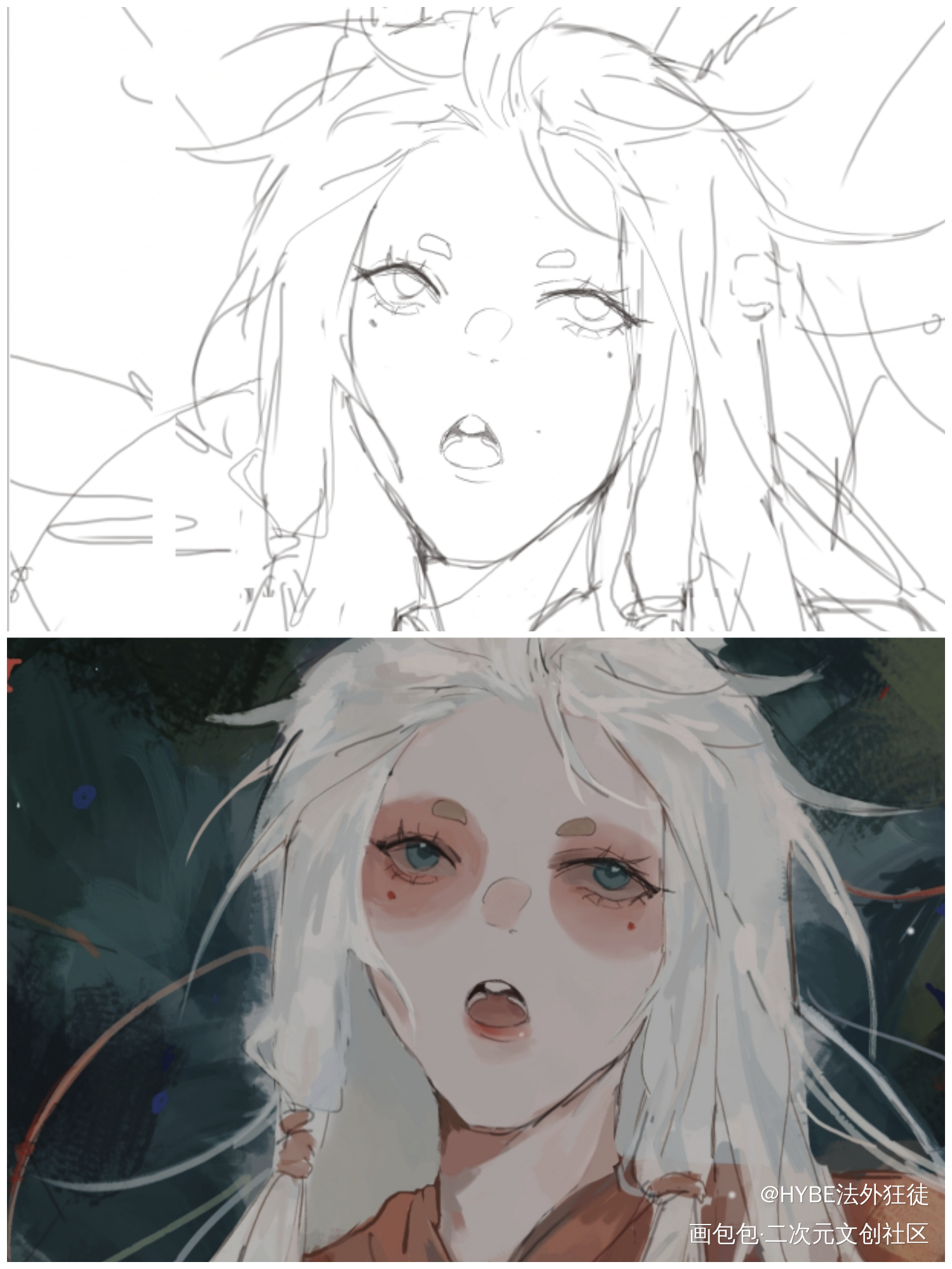 尝试失败了（）有参考_绘画练习原创绘画作品