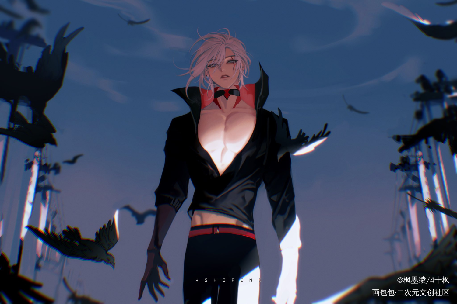 fufu_虚拟主播彩虹社fulgurovidnoctyxnijisanjiVtuber绘画绘画作品