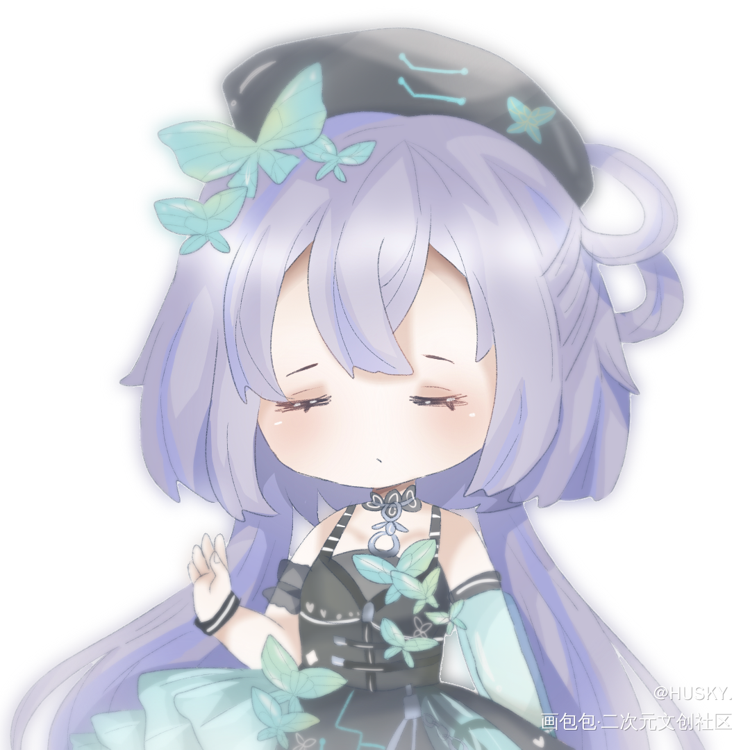 九周年时画的_VOCALOID洛天依Vsinger中文VOCALOID绘画作品