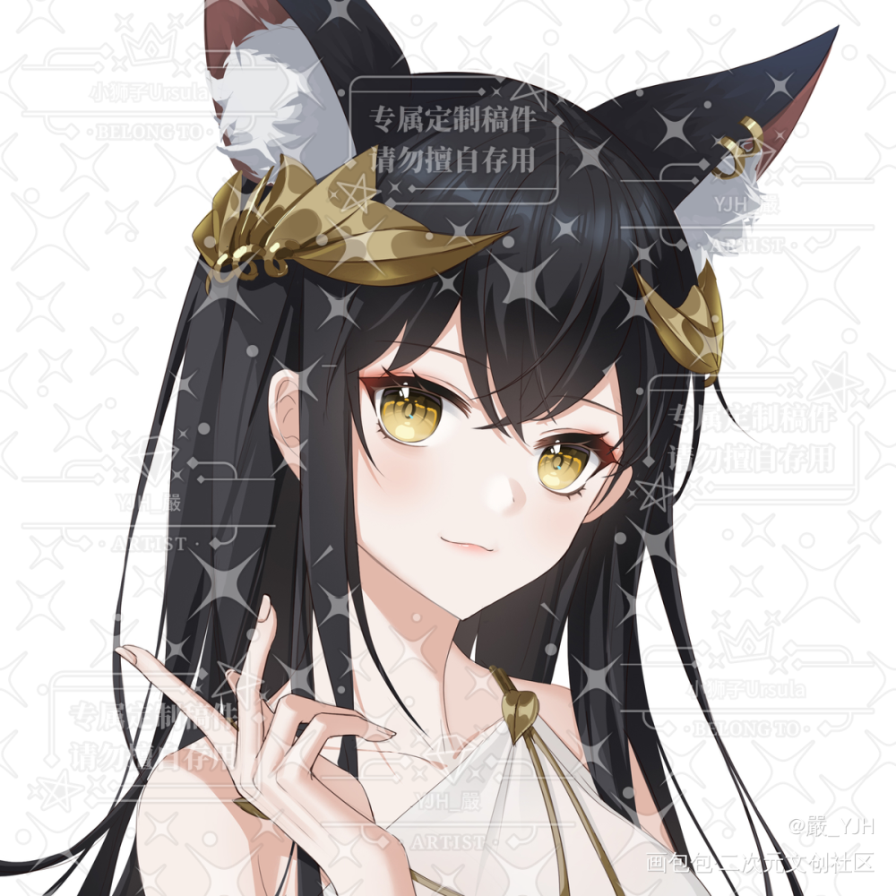 oc头像稿件_日系定制头像大头约稿付费委托约稿二次元板绘绘画oc绘画作品