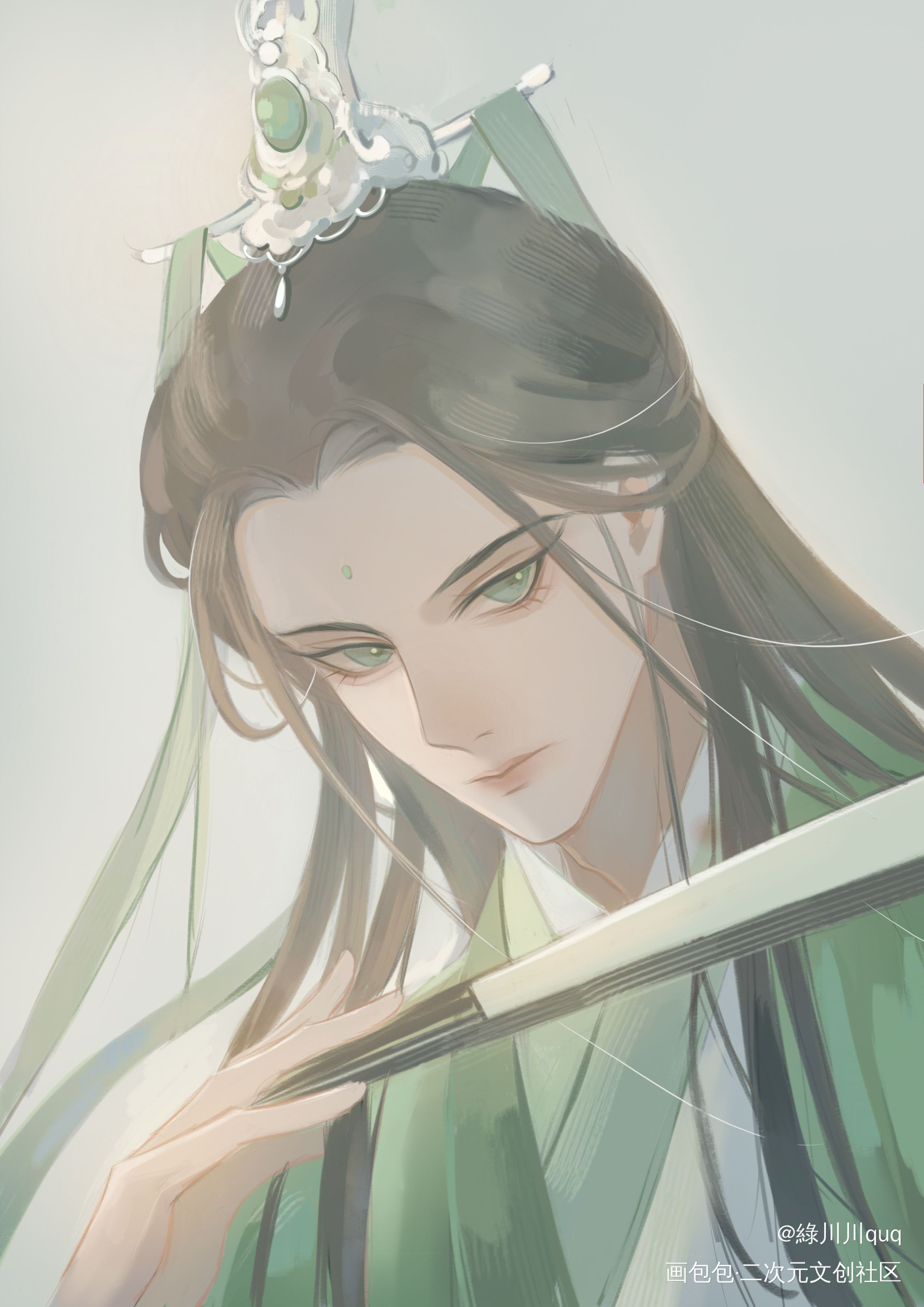 沈仙师_人渣反派自救系统沈九沈清秋古风同人绘画作品