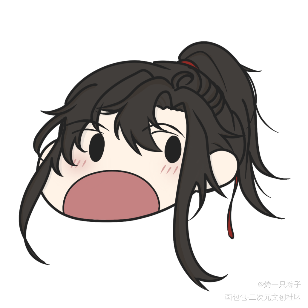 蜡笔小羡？_魔道祖师魏无羡绘画作品