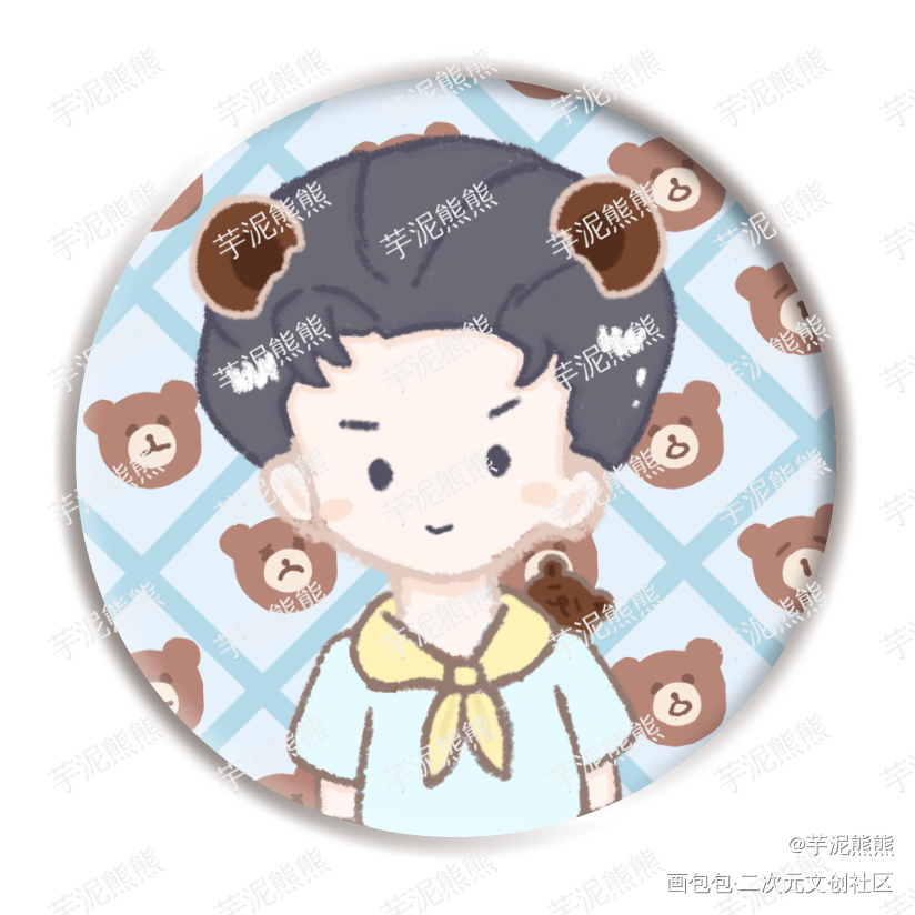 群秀_娘娘腔188男团群秀板绘涂Q版绘画作品