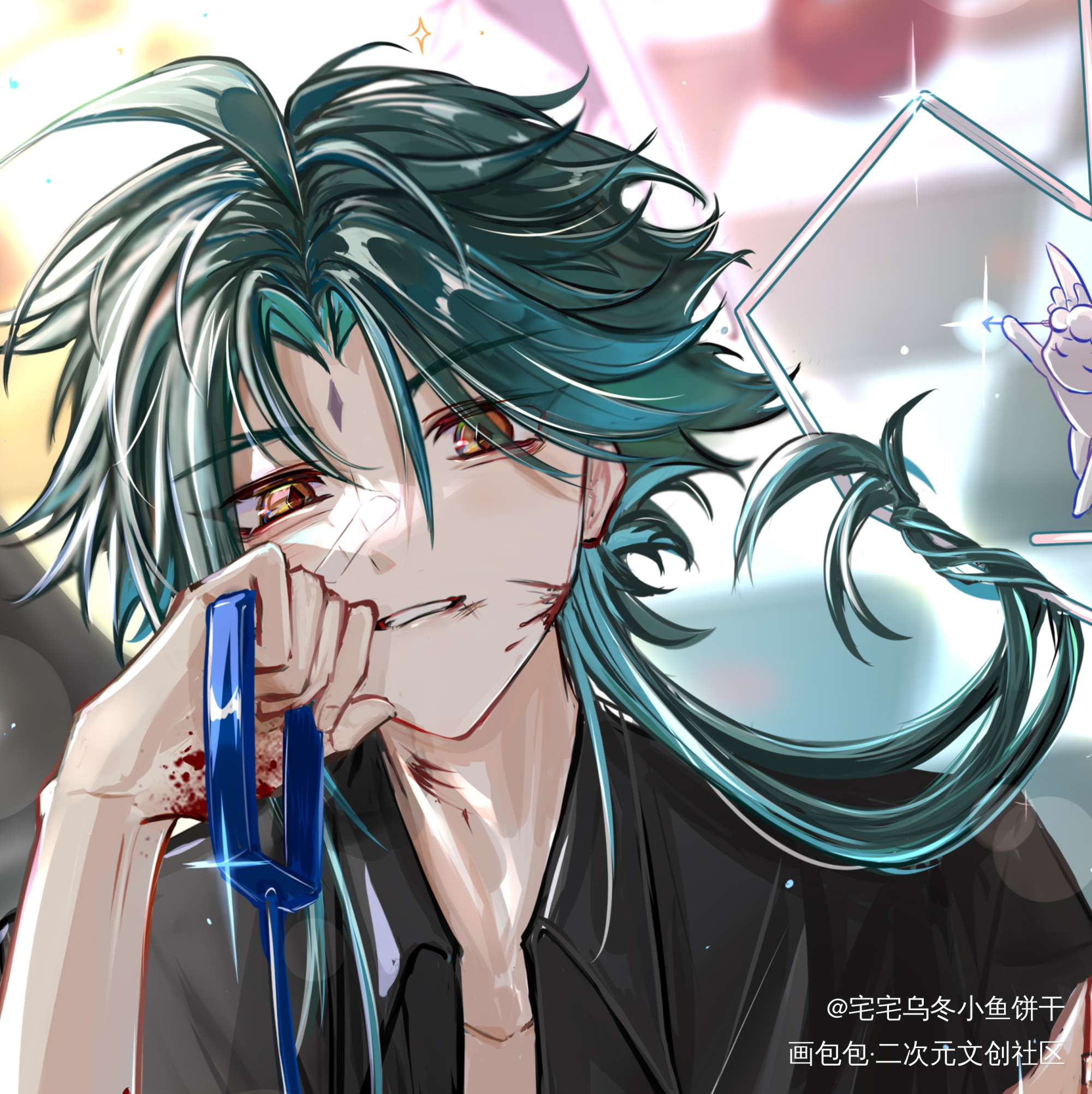 魈温局中局头像版_绘画作品