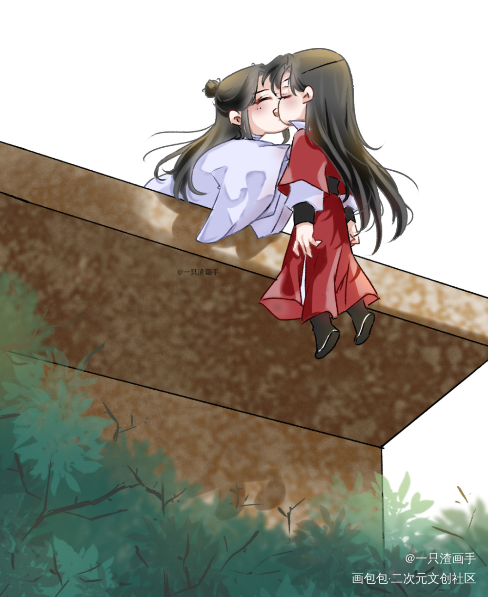 墨家三宝_天官赐福魔道祖师墨香铜臭绘画作品