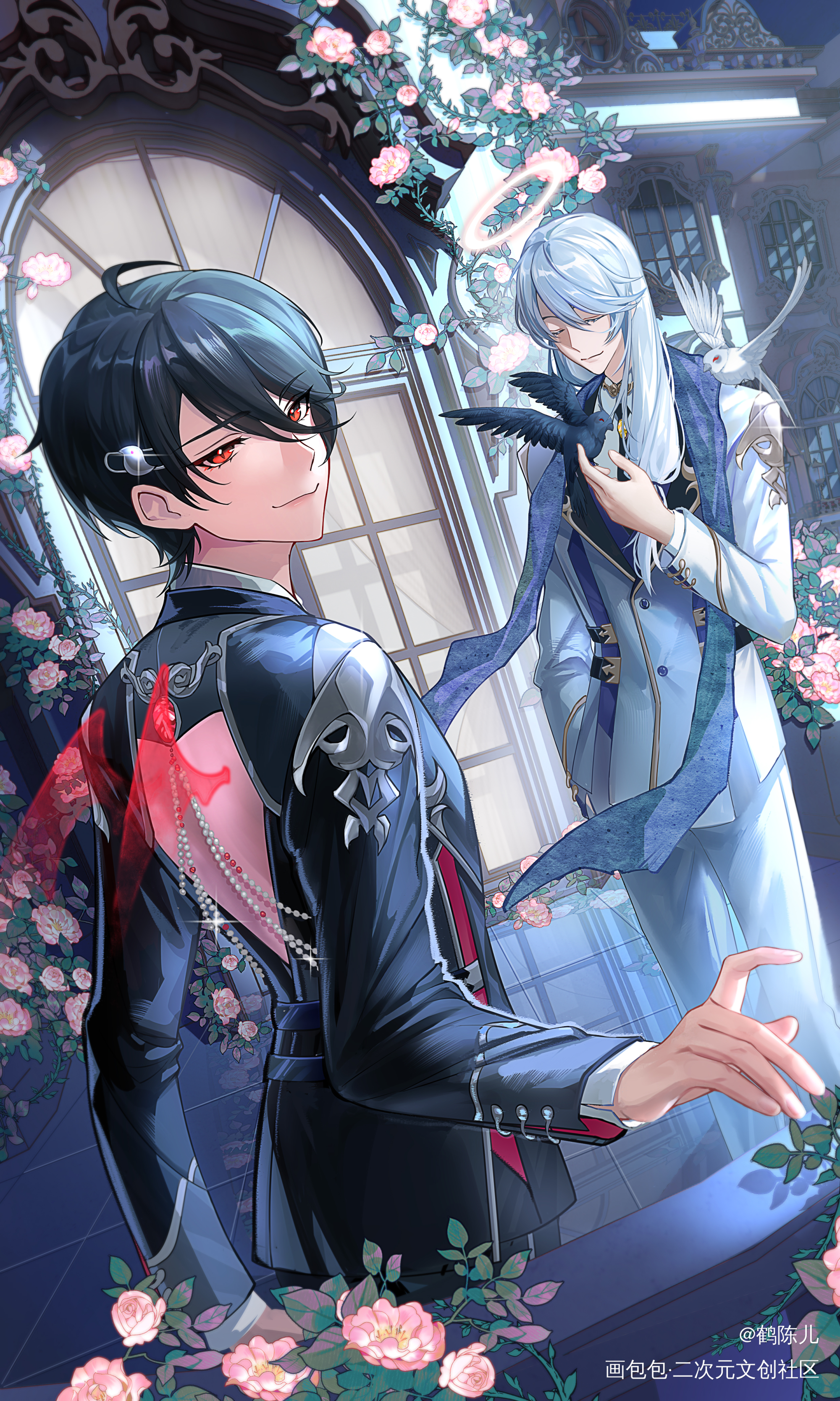 来信仰上D吧_虚拟主播张京华Overidea绘画作品