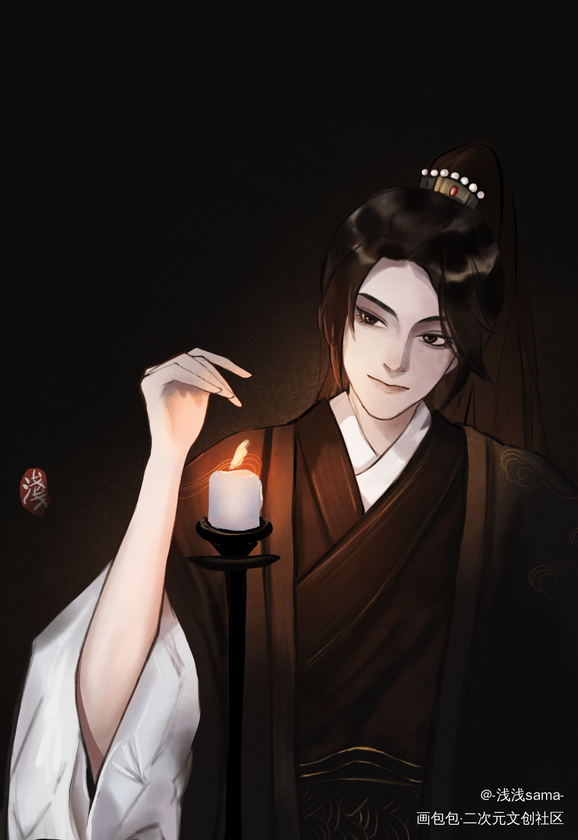 年轻的亲王俊秀极了 也冷漠极了_杀破狼长顾长庚priest绘画作品