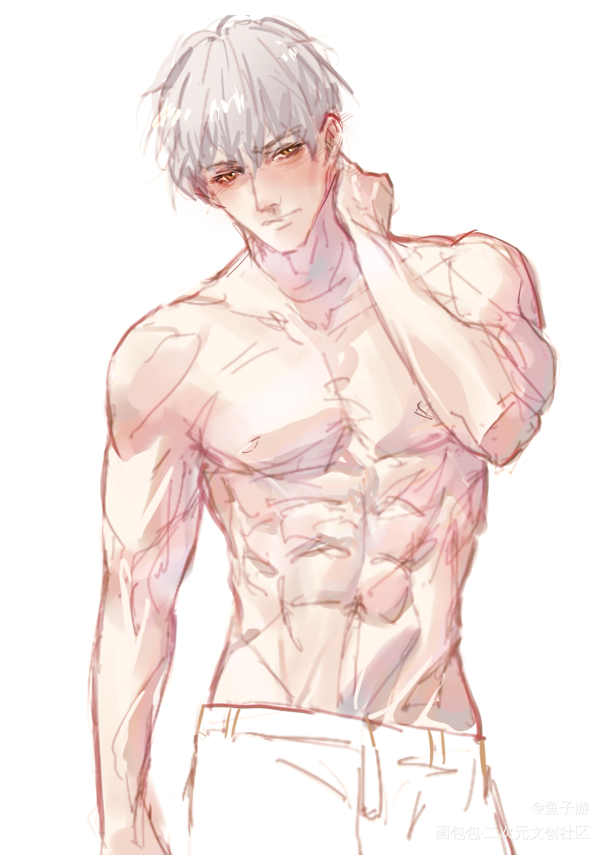 好辣🥵_光与夜之恋齐司礼绘画作品