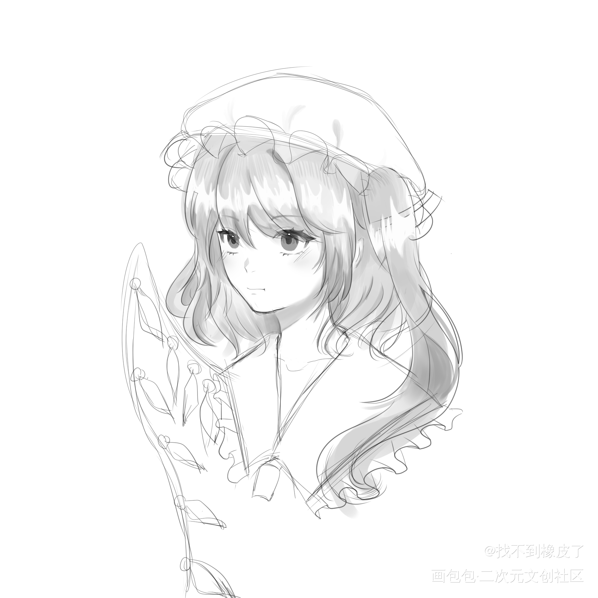 二小姐啵啵啵_东方project芙兰朵露绘画作品