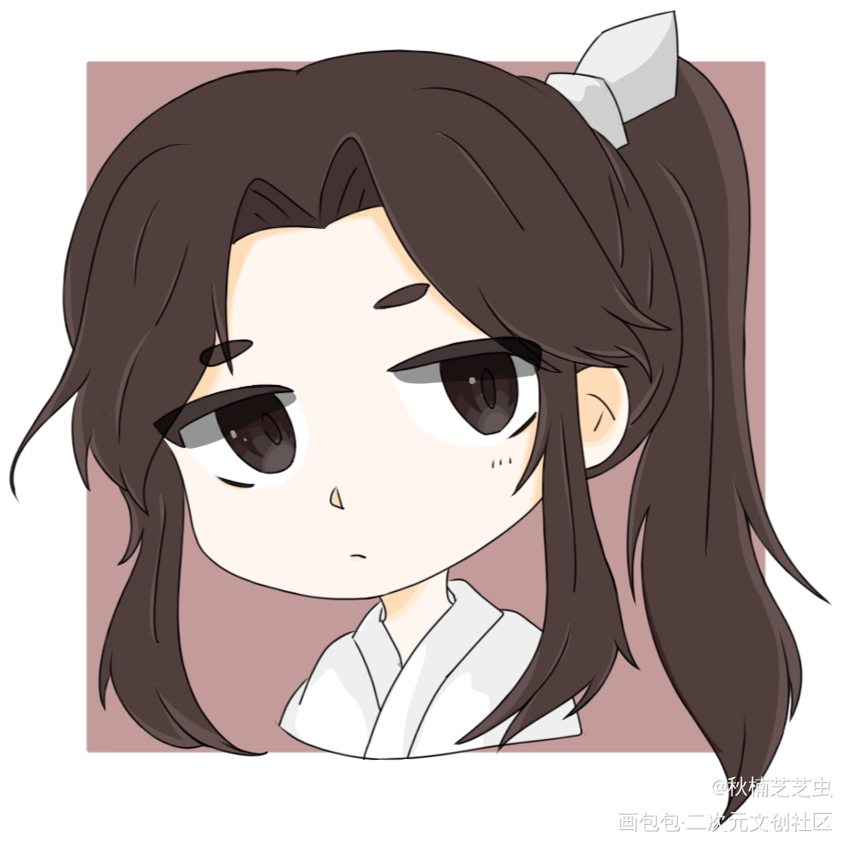 _二哈和他的白猫师尊楚晚宁绘画作品
