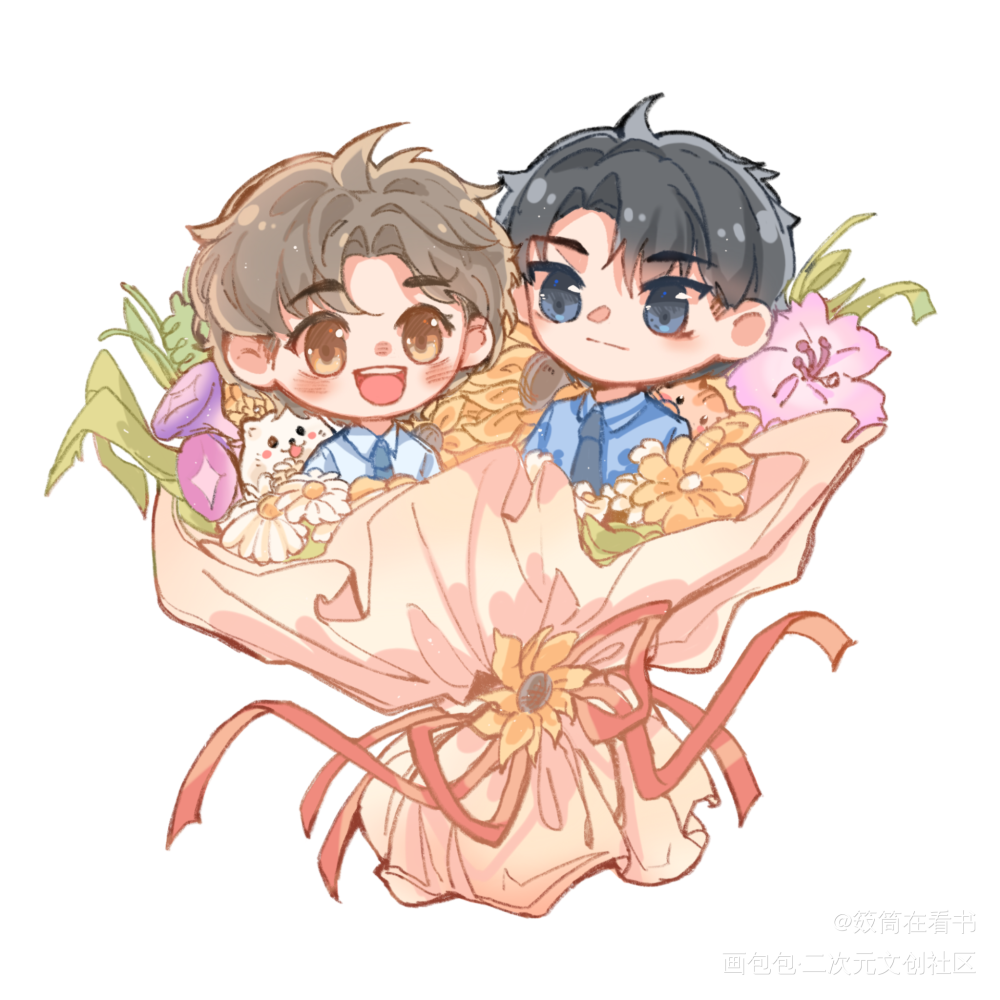 传点_可爱过敏原乐知时宋煜插画同人稚楚绘画作品
