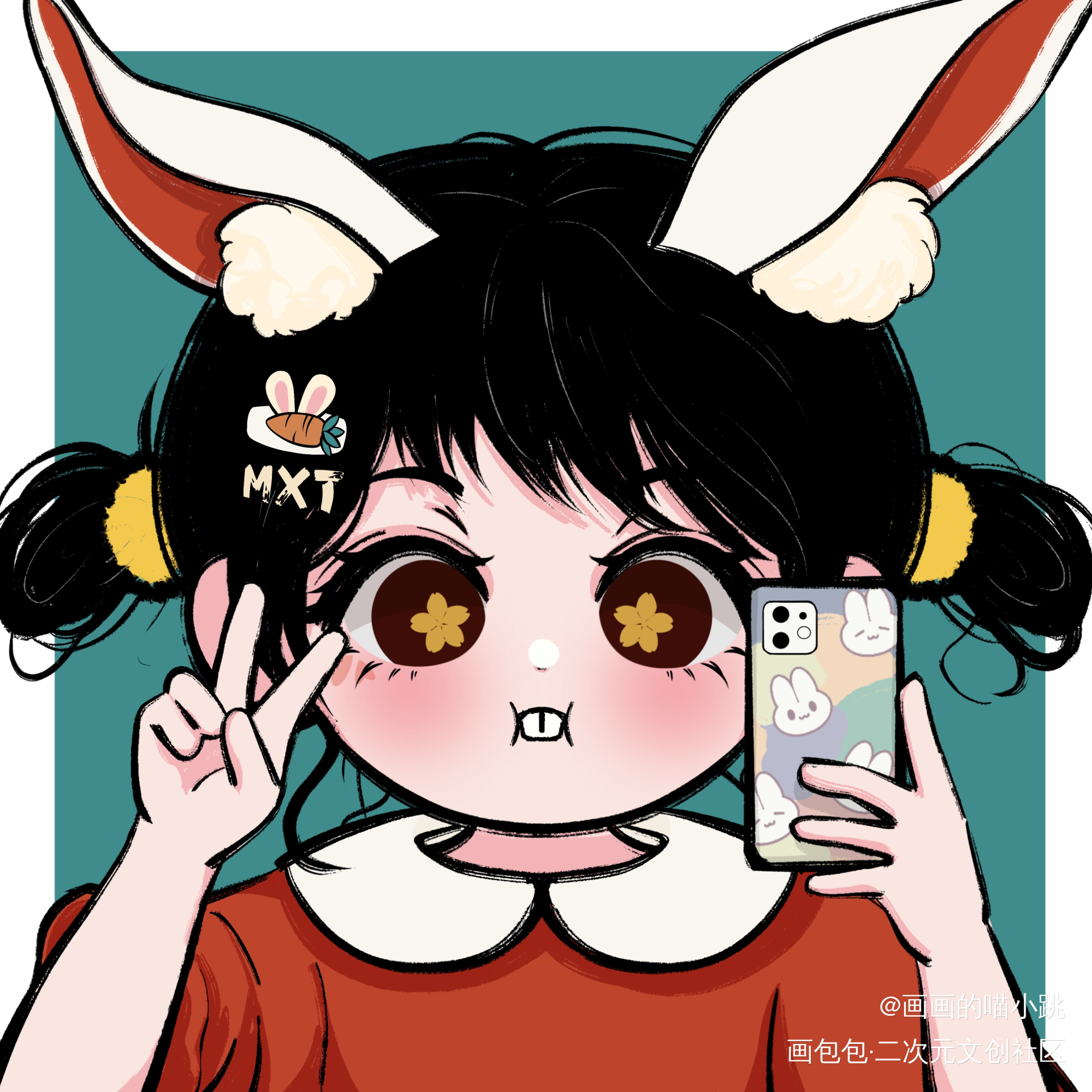 十二生肖_Q版头像十二生肖头像约稿约稿绘画作品