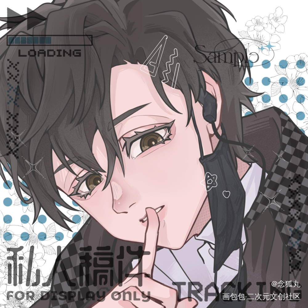 宫大小姐生日快乐 O.O_火焰戎装188男团宫应弦节日绘画作品