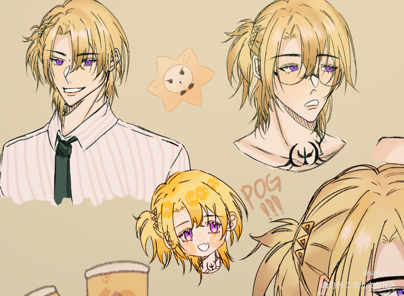 luca摸鱼🥳_luxiemLucakaneshiro绘画作品