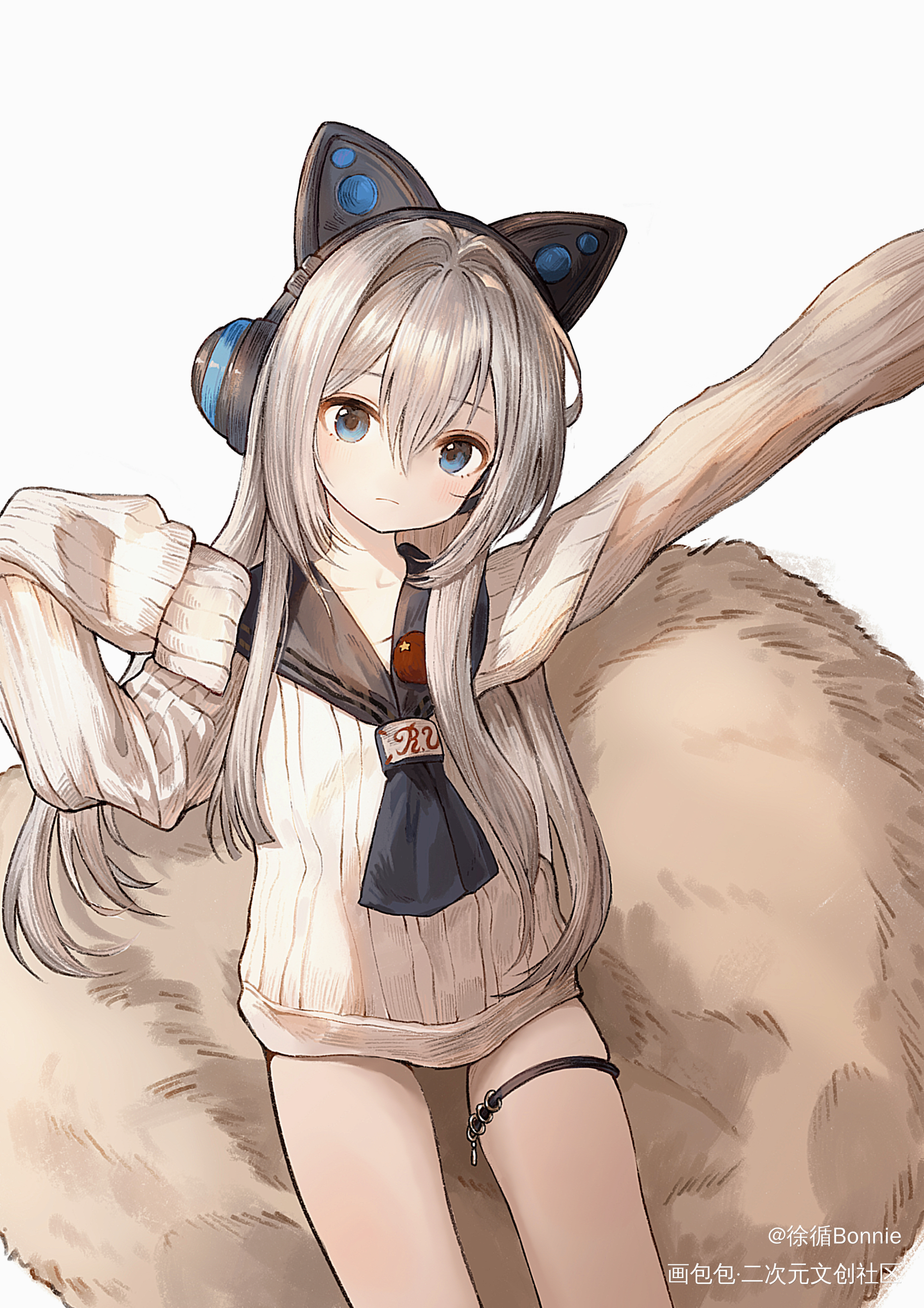 _厚涂日系绘画作品