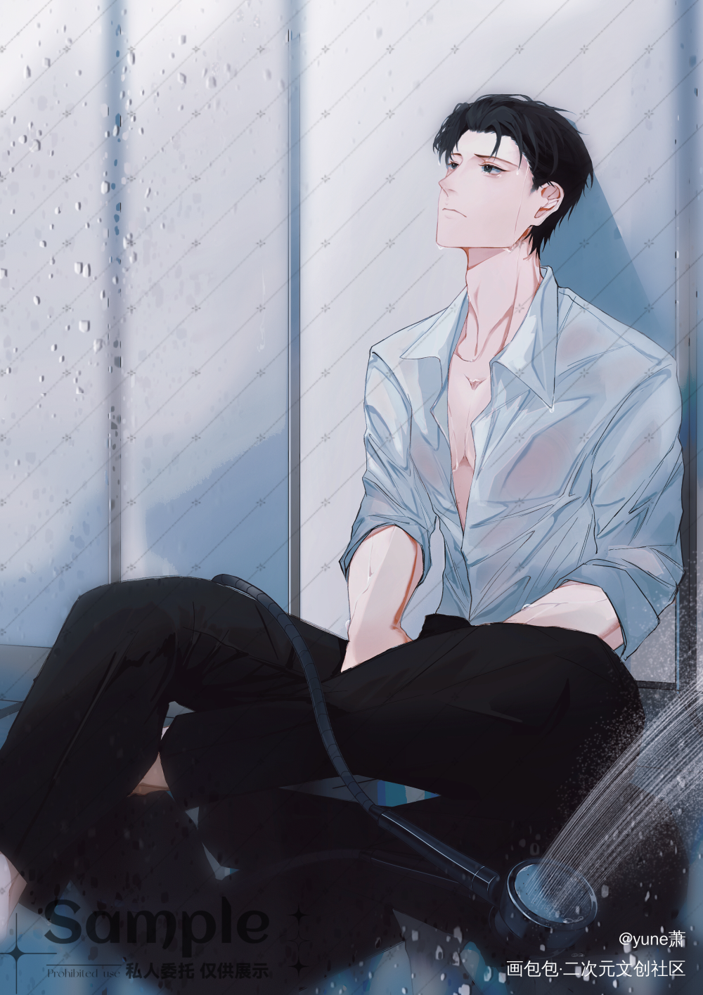 邵群_娘娘腔188男团邵群绘画作品