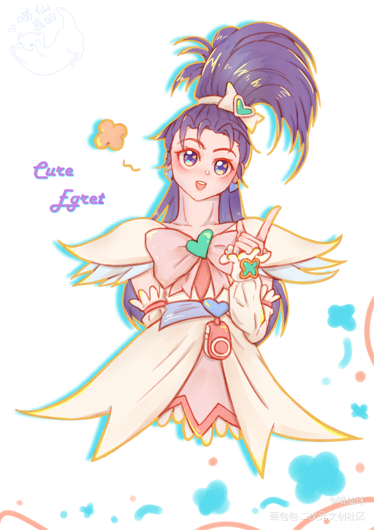 二嫂嘿嘿_光之美少女绘画作品