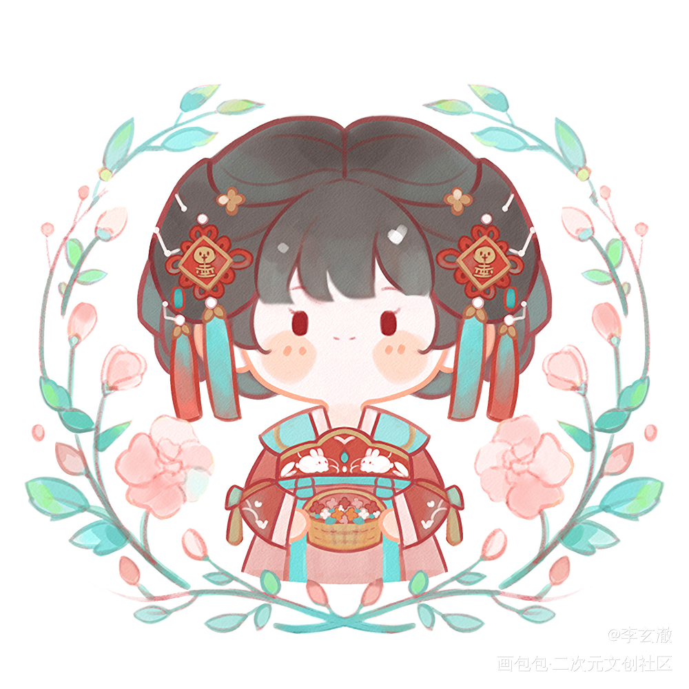 卖花女孩🌹🌹_魔道祖师墨香铜臭绘画作品