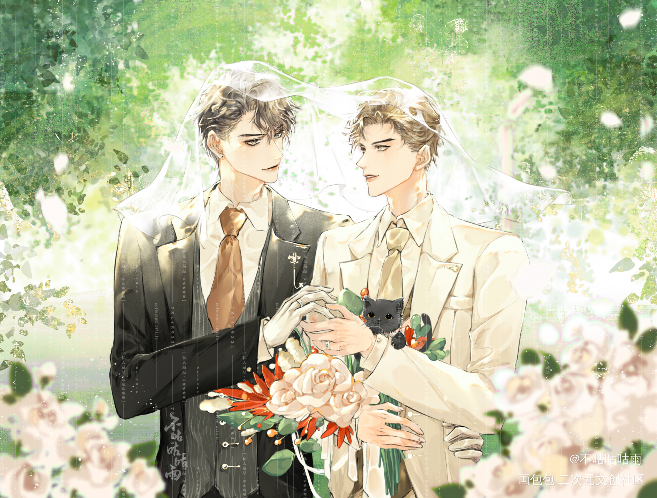 宫任婚礼稿子_火焰戎装188男团绘画作品