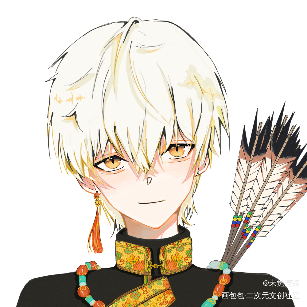 少年版77（_光与夜之恋齐司礼同人摸鱼绘画作品