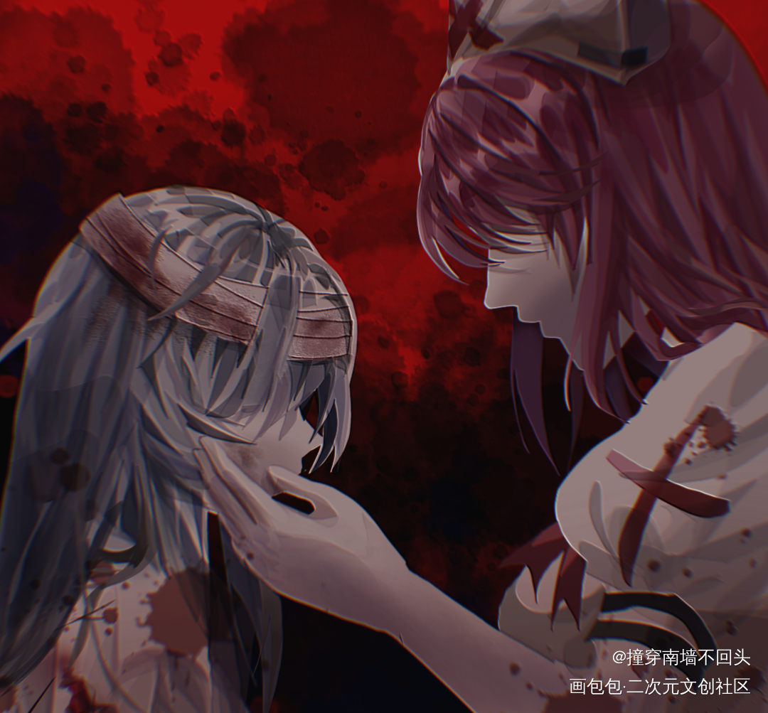 我以为。。我能救她_厚涂插画同人无期迷途绘画作品