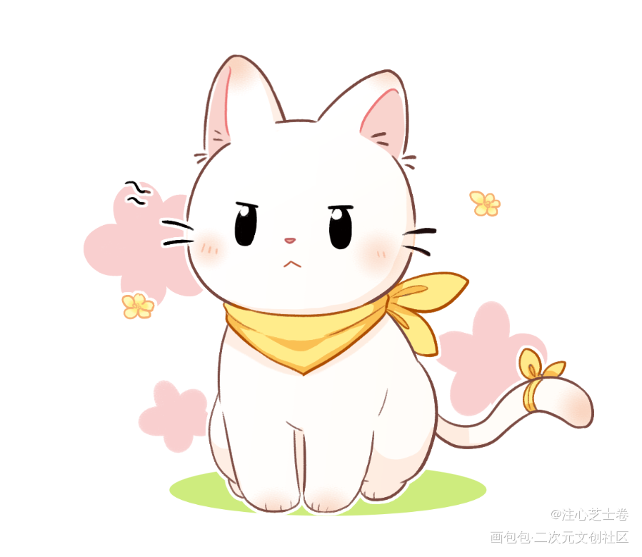 _二哈和他的白猫师尊燃晚墨燃楚晚宁绘画作品