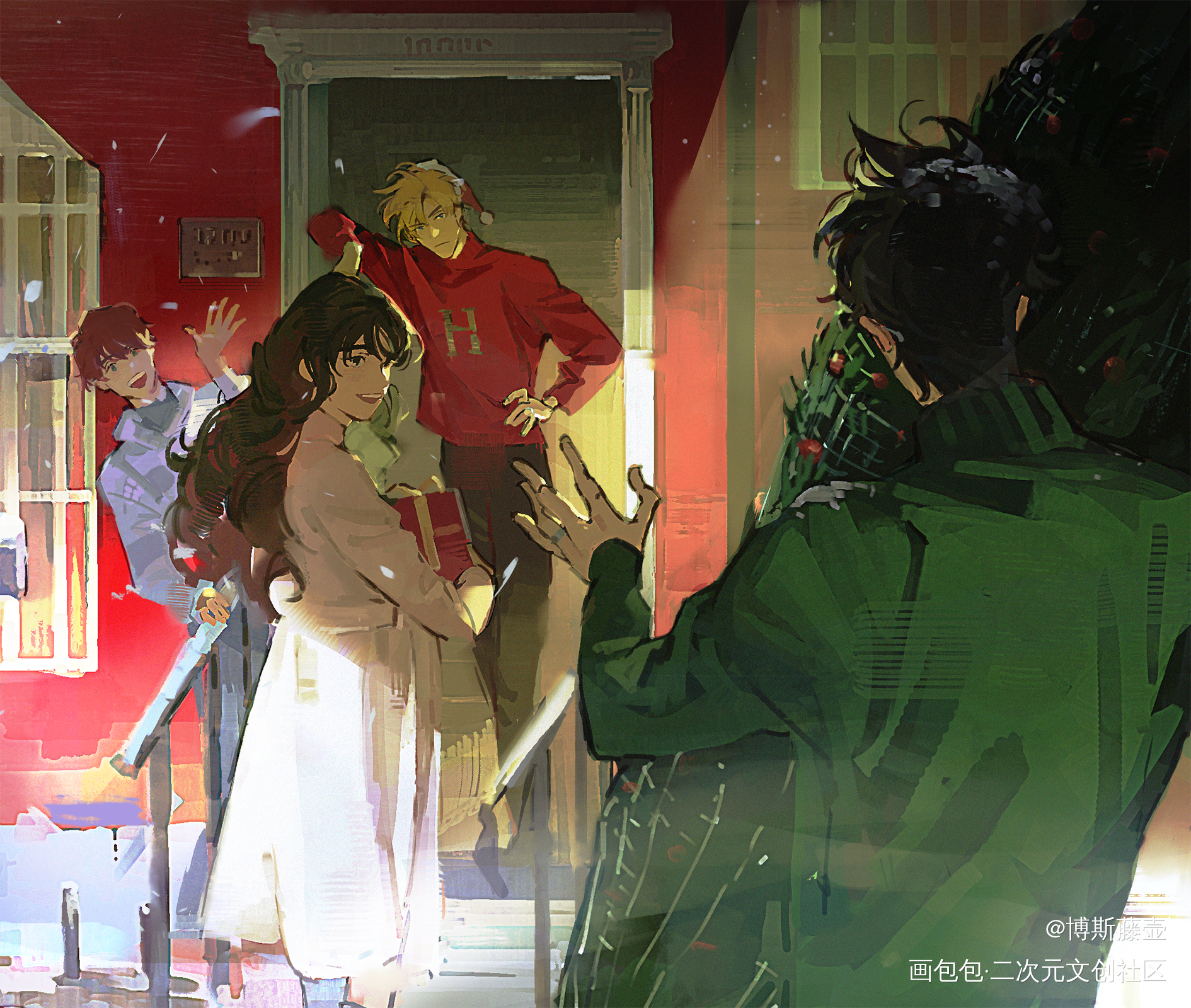 _哈利波特德哈绘画作品