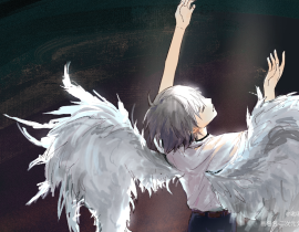 自由天使_绘画作品