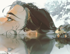 独钓寒江雪_绘画作品