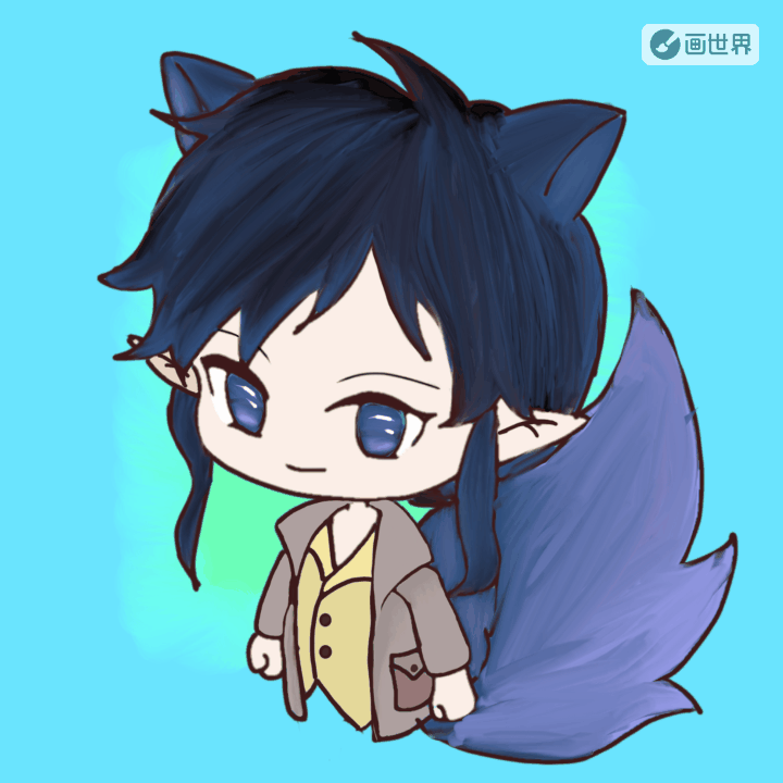 小狐狸精～_板绘涂Q版绘画作品