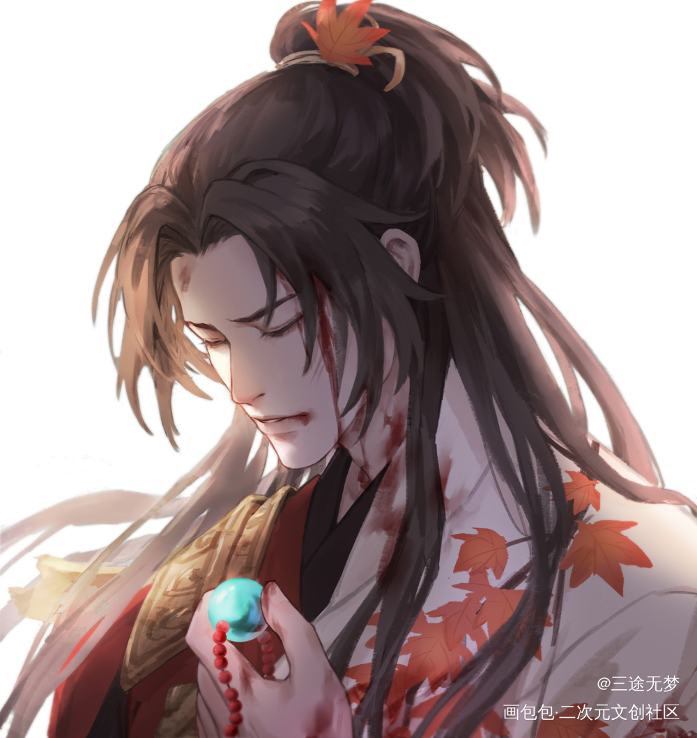 橘右京-枫霜尽_王者荣耀橘右京头像同人绘画绘画作品