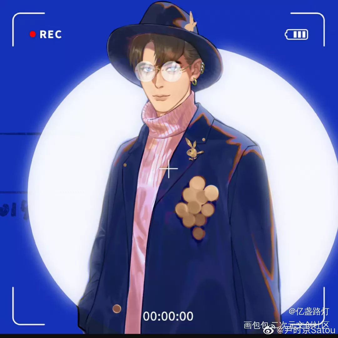 嘿，看这边！_板绘涂绘画作品