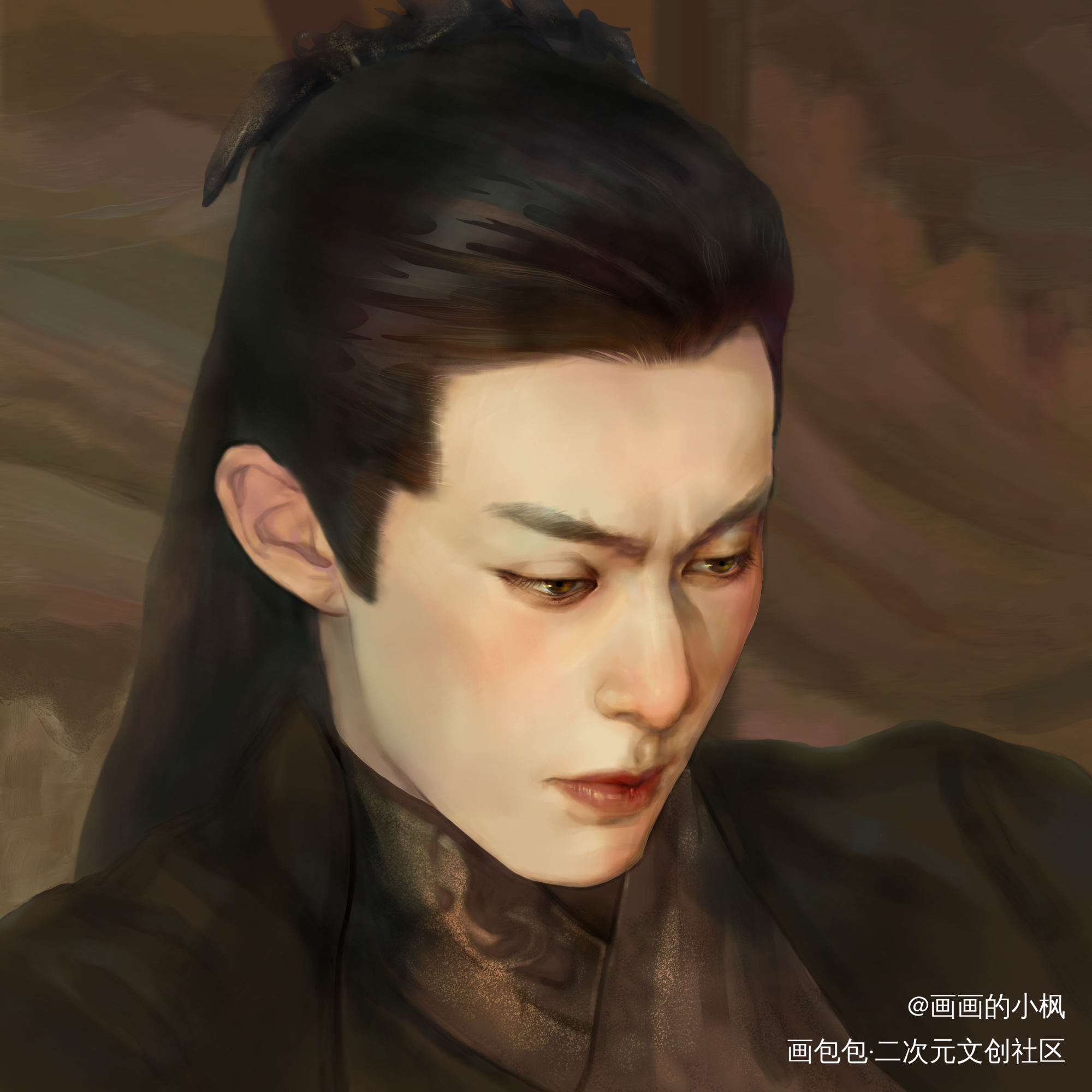 《苍兰诀》东方青苍_板绘涂立绘头像东方青苍苍兰诀接稿procreate绘画原创绘画作品